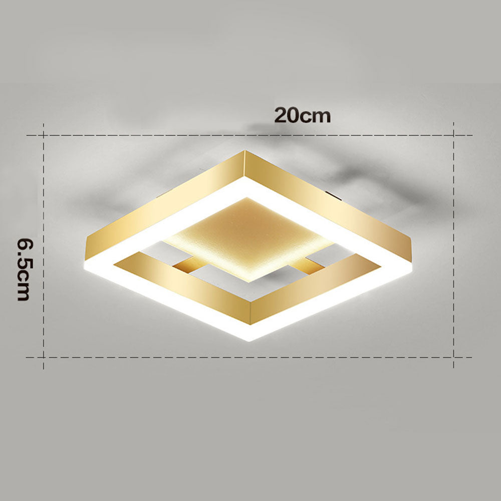 Contemporary Ceiling Light | Energy-Efficient LED Flush Mount Design 0