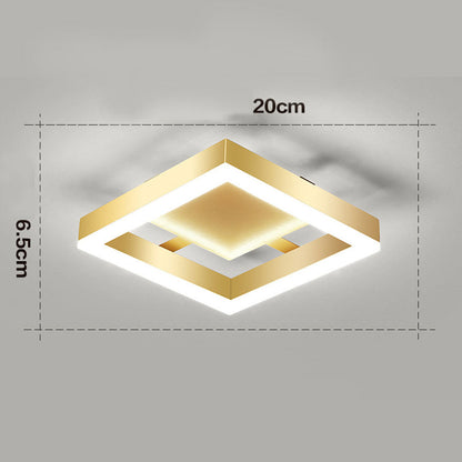 Contemporary Ceiling Light | Energy-Efficient LED Flush Mount Design 0
