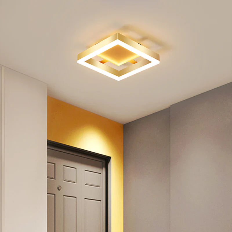 Contemporary Ceiling Light | Energy-Efficient LED Flush Mount Design 1