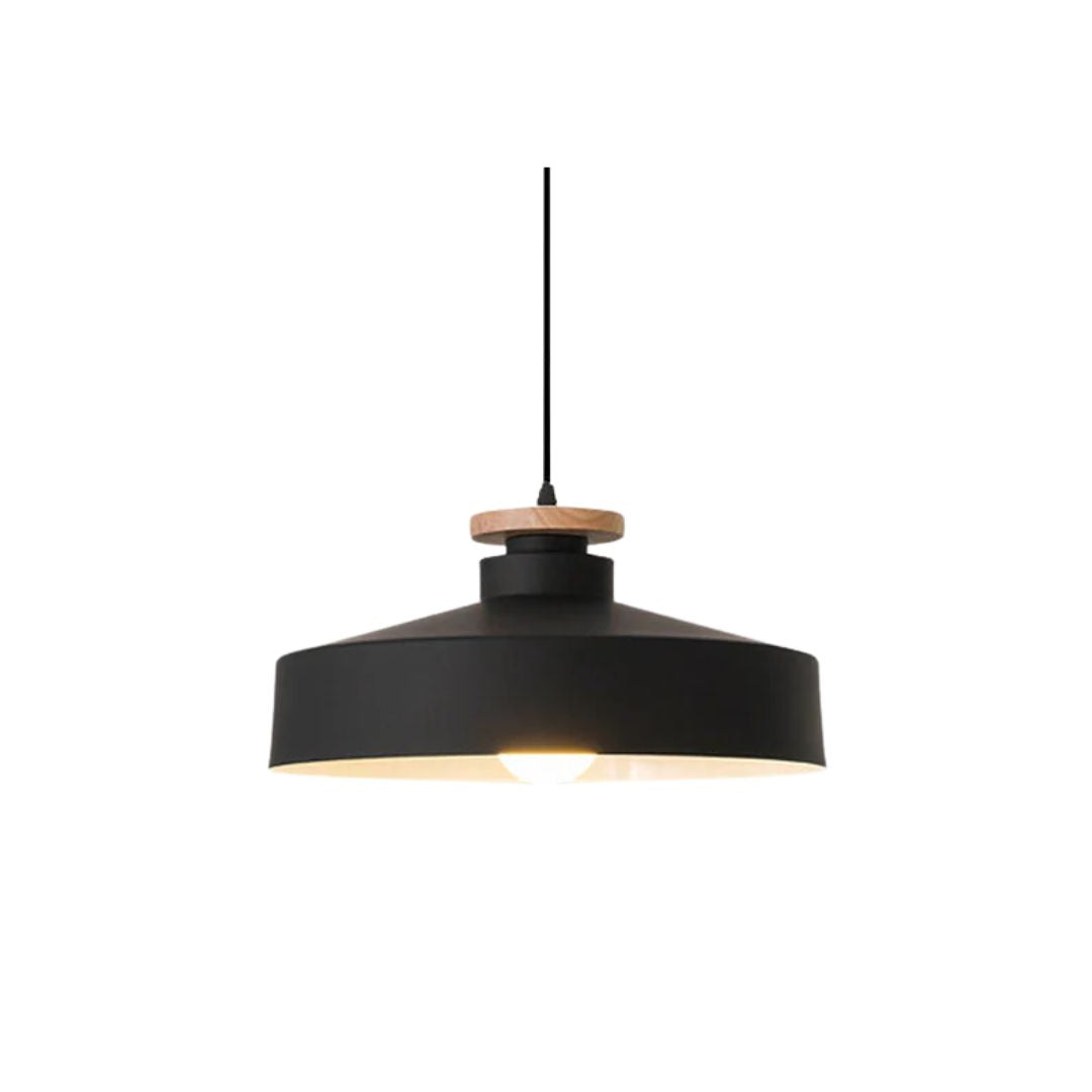 Contemporary Kitchen Pendant Lamp | Wood and Aluminum Design 1