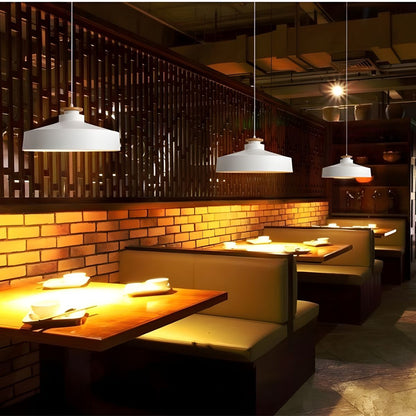 Contemporary Kitchen Pendant Lamp | Wood and Aluminum Design 4