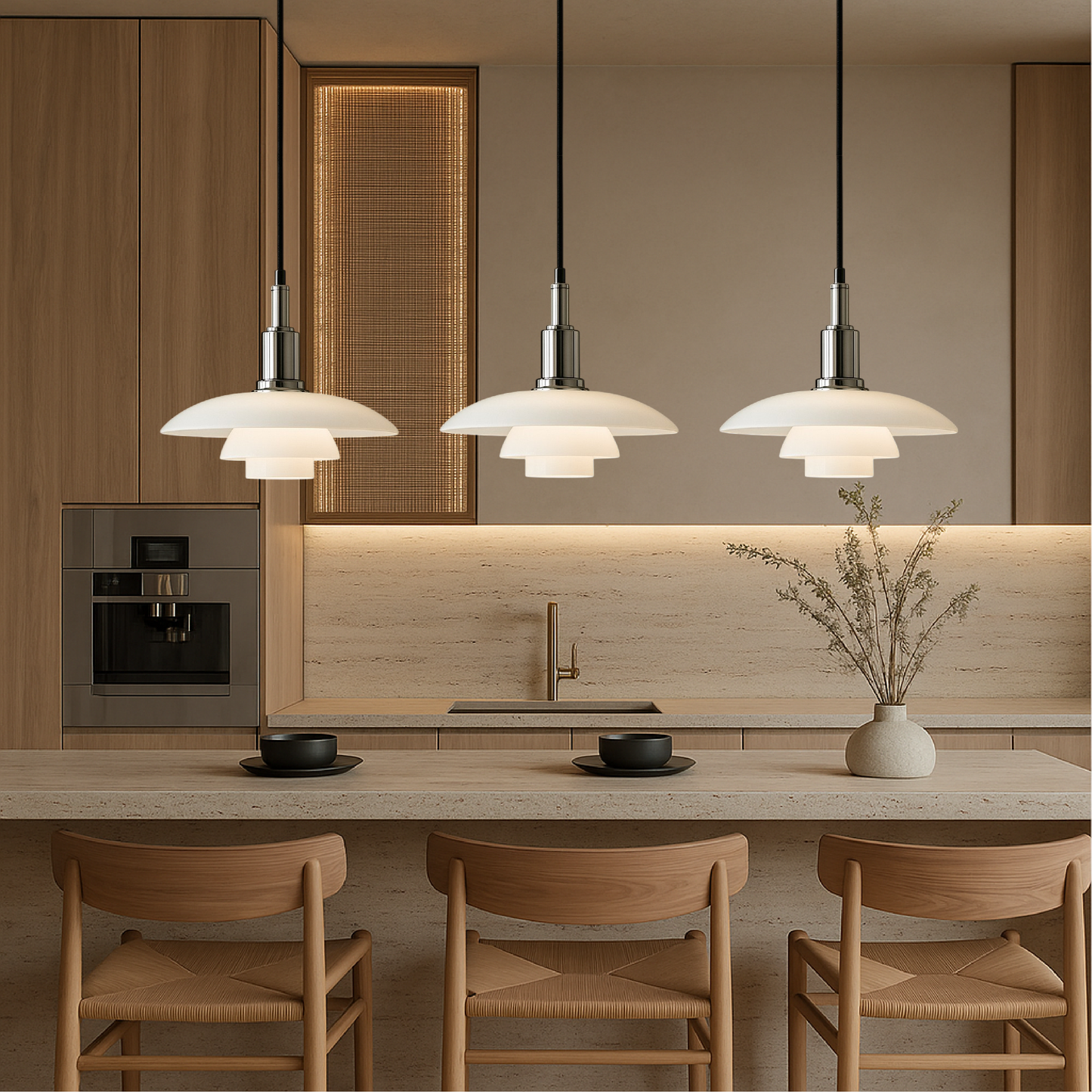 Contemporary Pendant Lamp | Adjustable Multi-Head Design for Dining 2