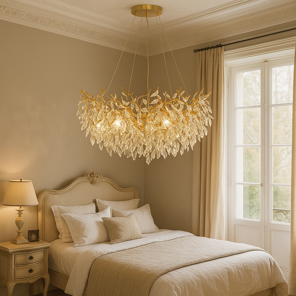 Crystal Chandelier | Modern Design with Adjustable Height for Dining Room 4