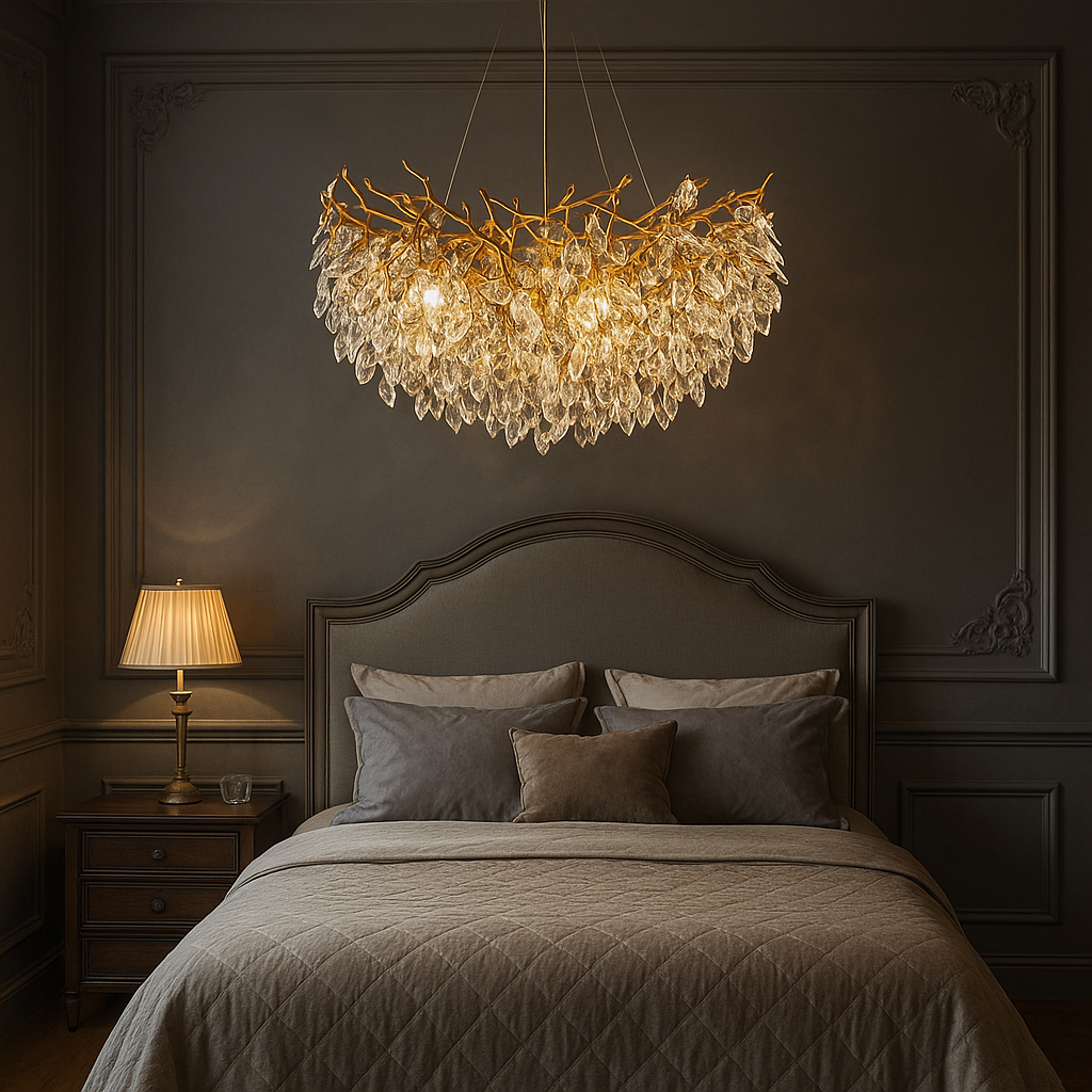 Crystal Chandelier | Modern Design with Adjustable Height for Dining Room 5