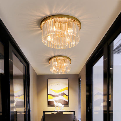 Crystal Flush Ceiling Light | Elegant Design for Living Spaces 1