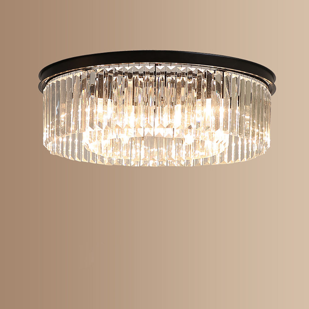 Crystal Flush Ceiling Light | Elegant Design for Living Spaces 6