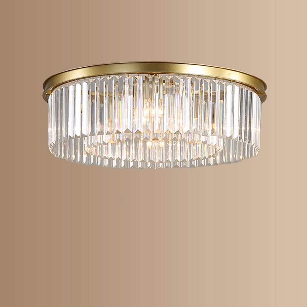 Crystal Flush Ceiling Light | Elegant Design for Living Spaces 7
