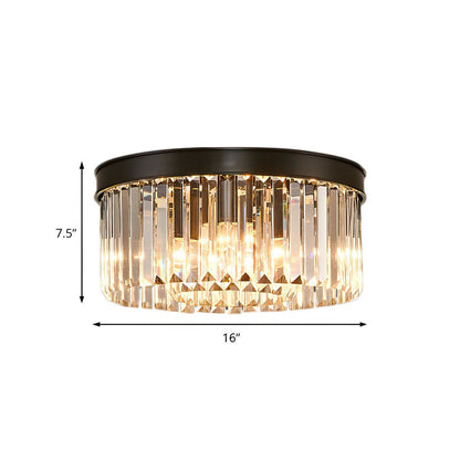 Crystal Flush Ceiling Light | Elegant Design for Living Spaces 8