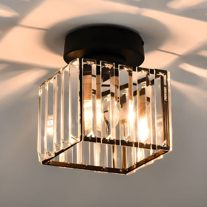 Crystal Glass Ceiling Light | Elegant Design for Compact Spaces 3