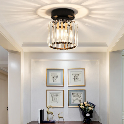 Crystal Glass Ceiling Light | Elegant Design for Compact Spaces 9