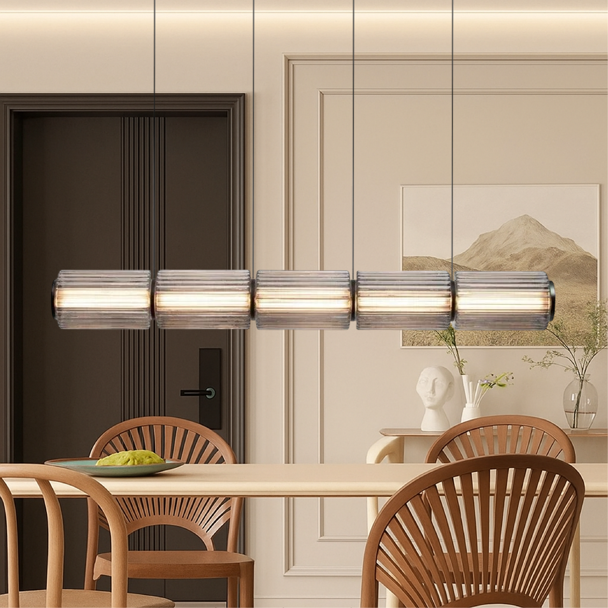 Cylinder Pendant Light | Modern Minimalist Design for Dining Spaces 1