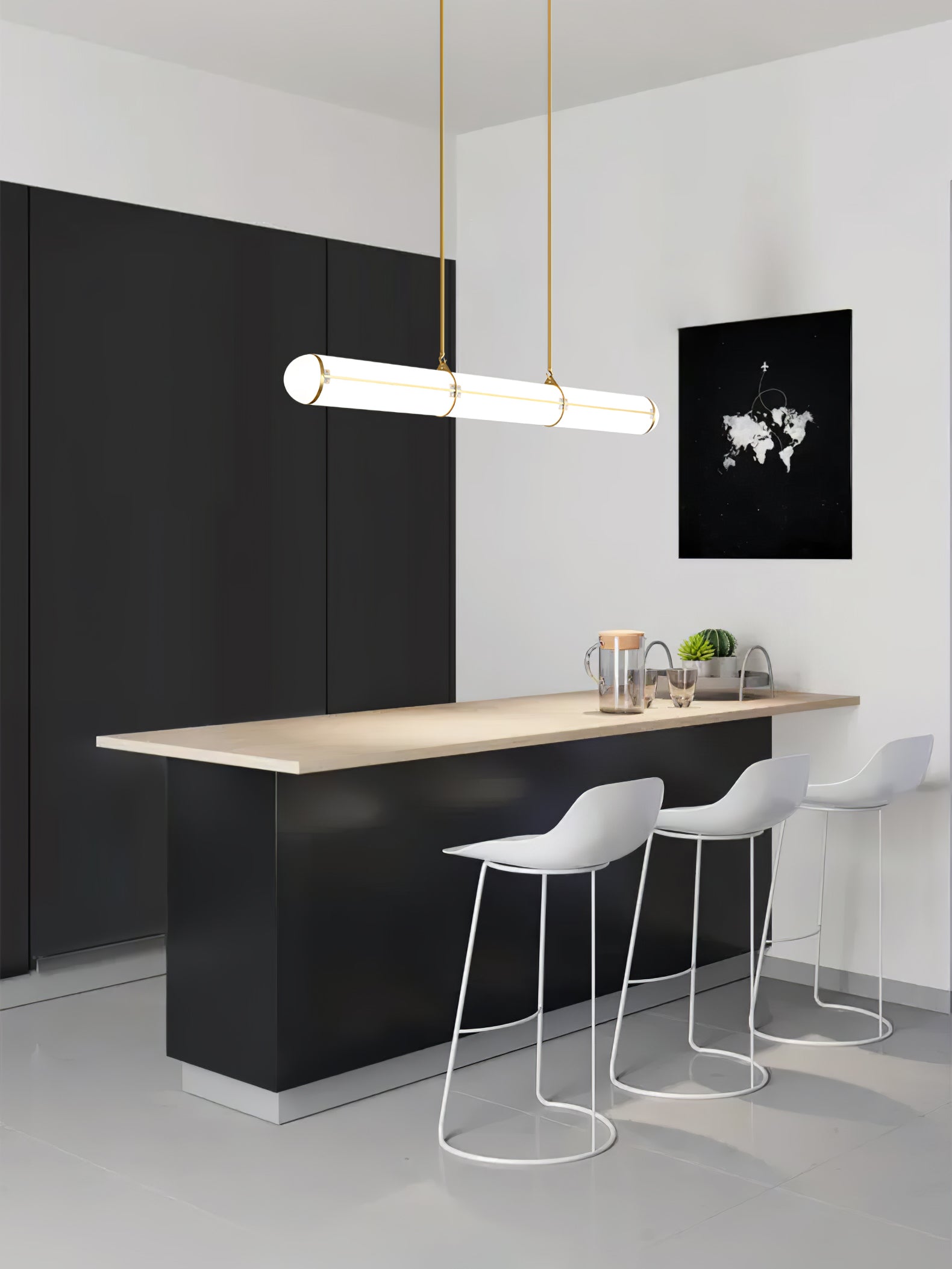 Cylindrical Pendant Light | Customizable LED Design for Modern Interiors 3