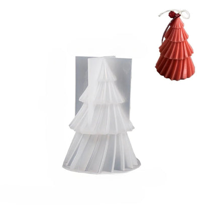 DIY Christmas Tree Candle Mold | Versatile Silicone Design for Creative Projects 0
