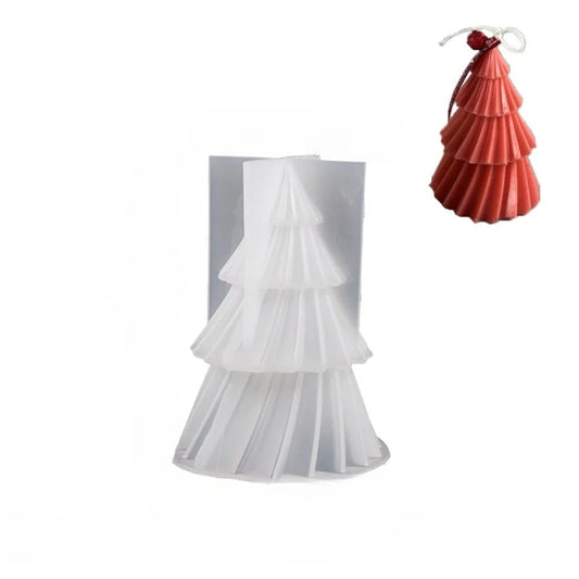 DIY Christmas Tree Candle Mold | Versatile Silicone Design for Creative Projects 0