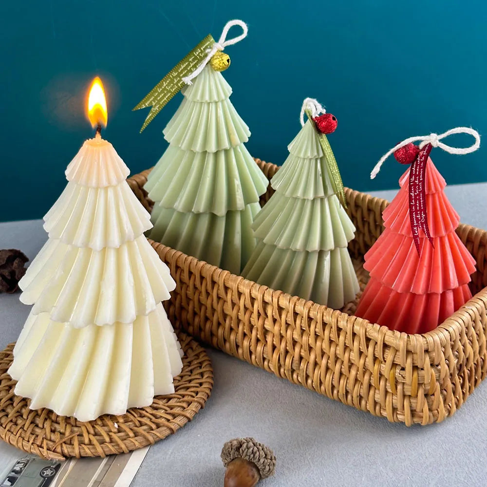 DIY Christmas Tree Candle Mold | Versatile Silicone Design for Creative Projects 1