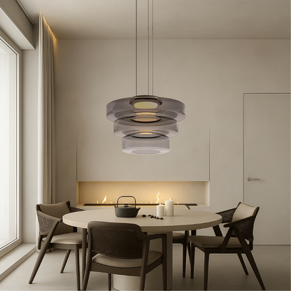 Danish Glass Pendant Lamp | Minimalist Bauhaus Design for Modern Spaces 3