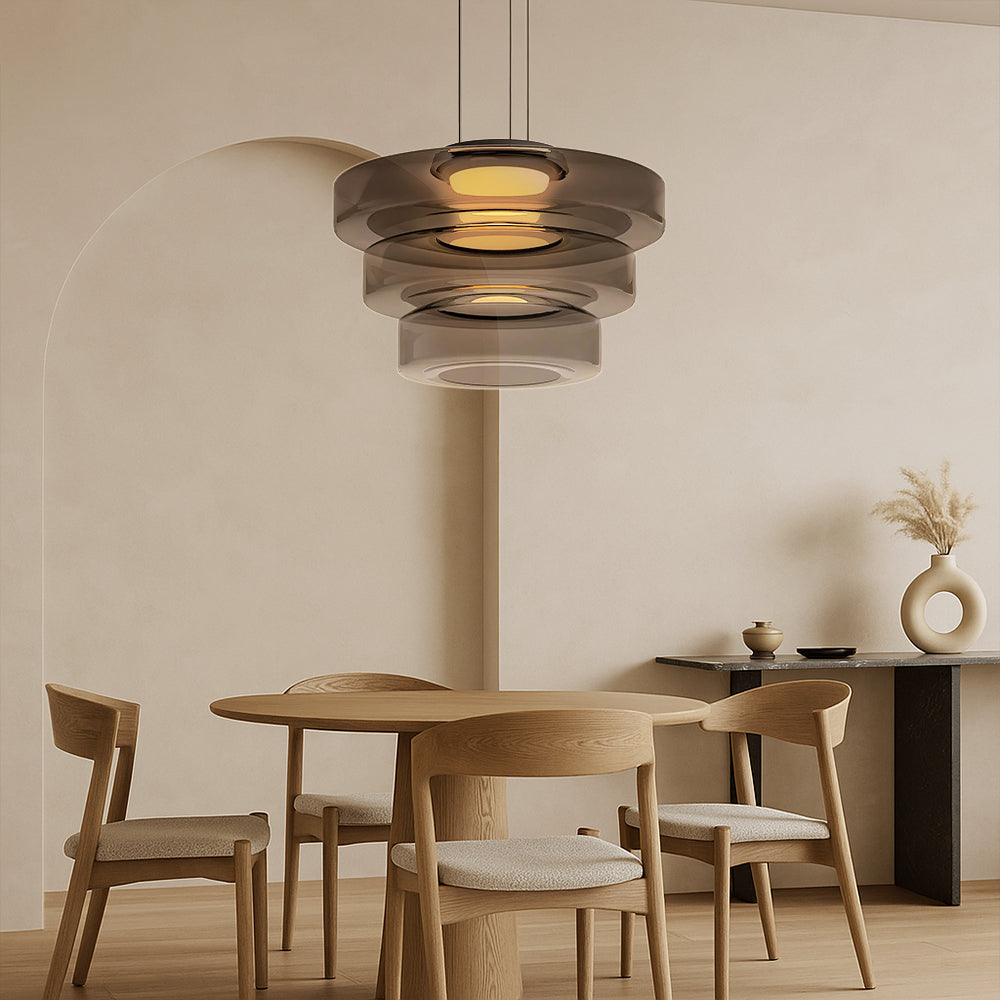 Danish Glass Pendant Lamp | Minimalist Bauhaus Design for Modern Spaces 4