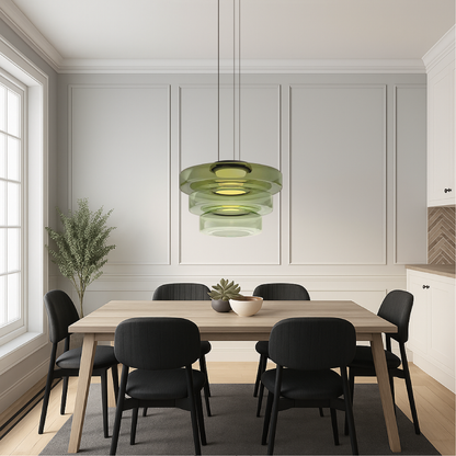 Danish Glass Pendant Lamp | Minimalist Bauhaus Design for Modern Spaces 6