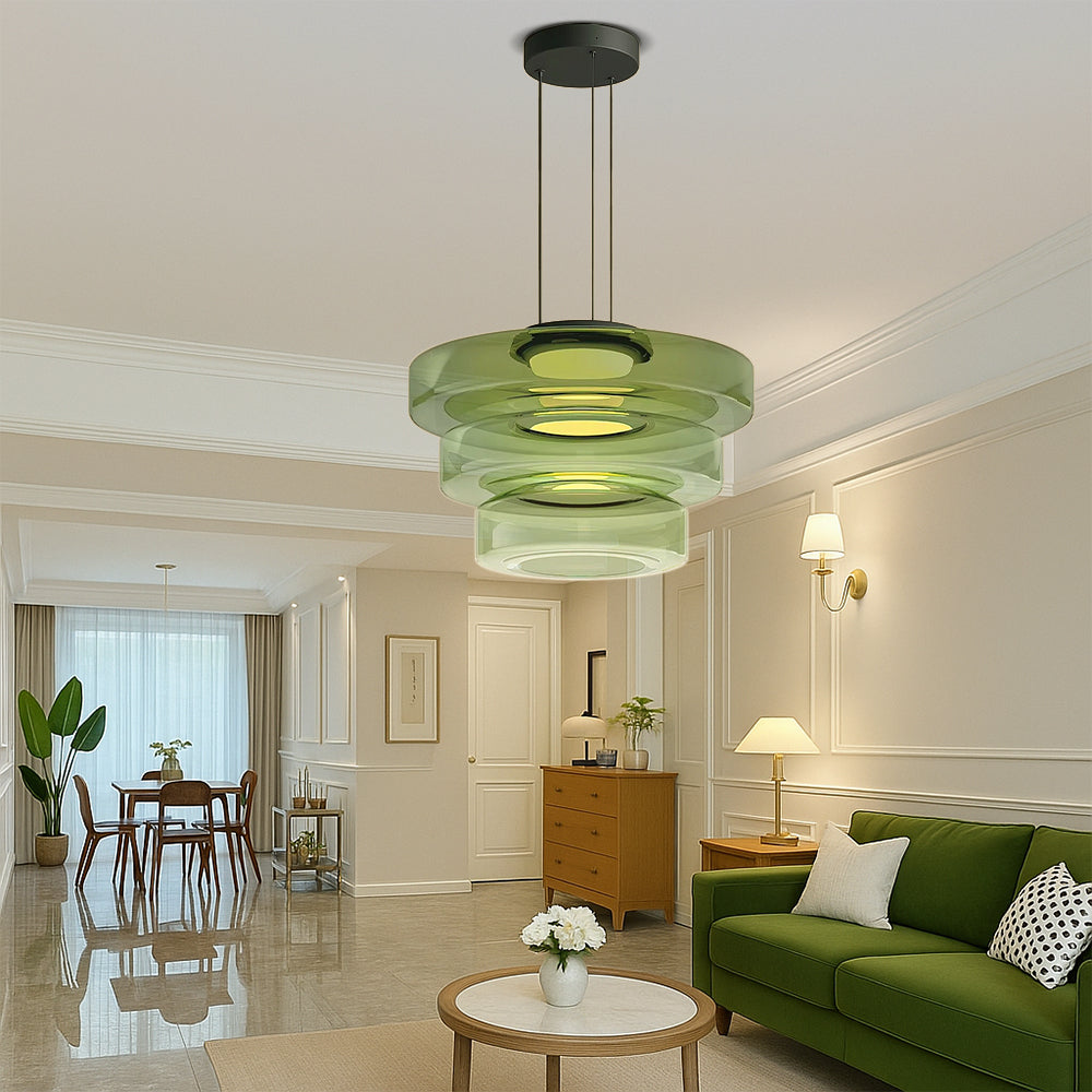 Danish Glass Pendant Lamp | Minimalist Bauhaus Design for Modern Spaces 7
