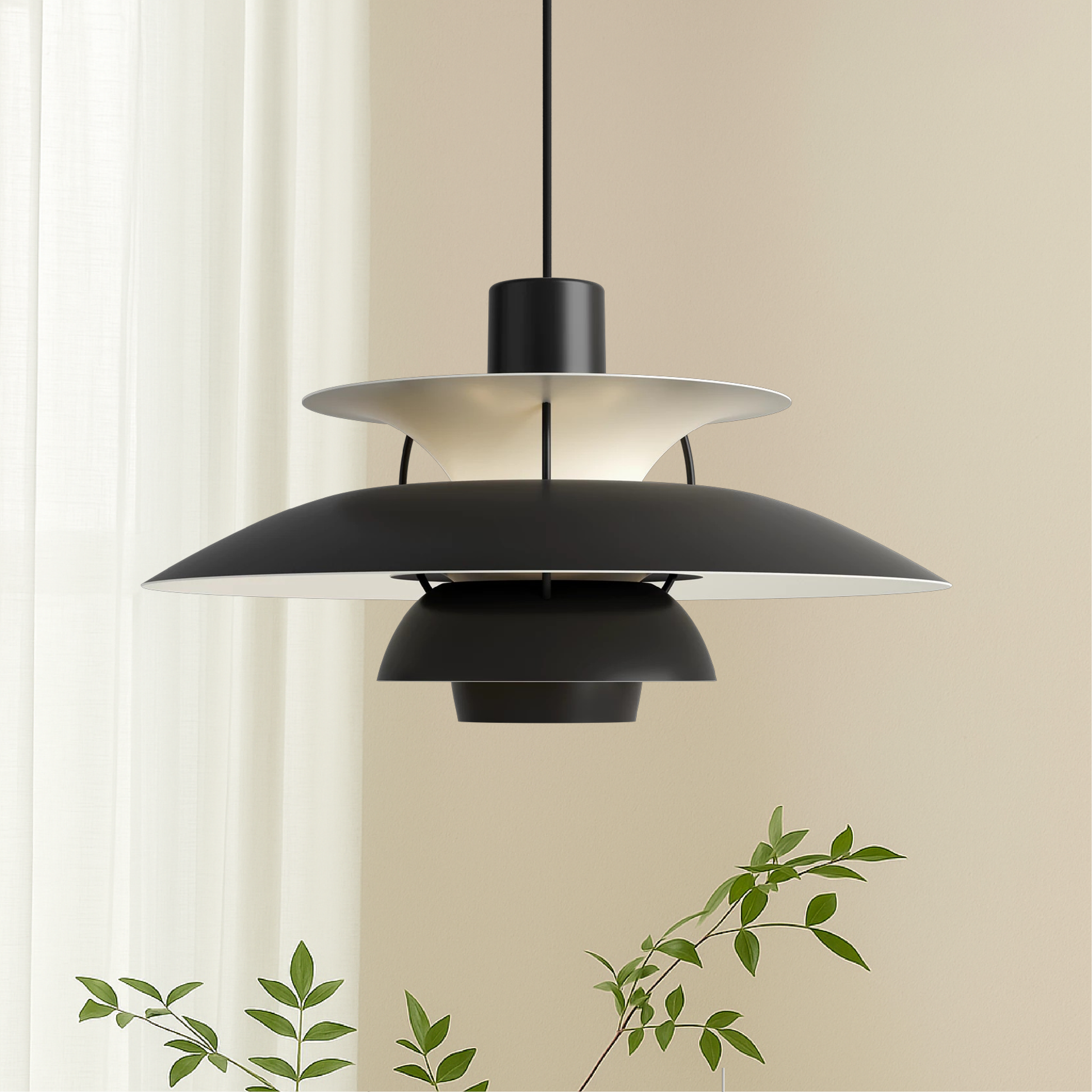 Danish Pendant Lamp | Modern Layered Design for Kitchen Island Lighting 0