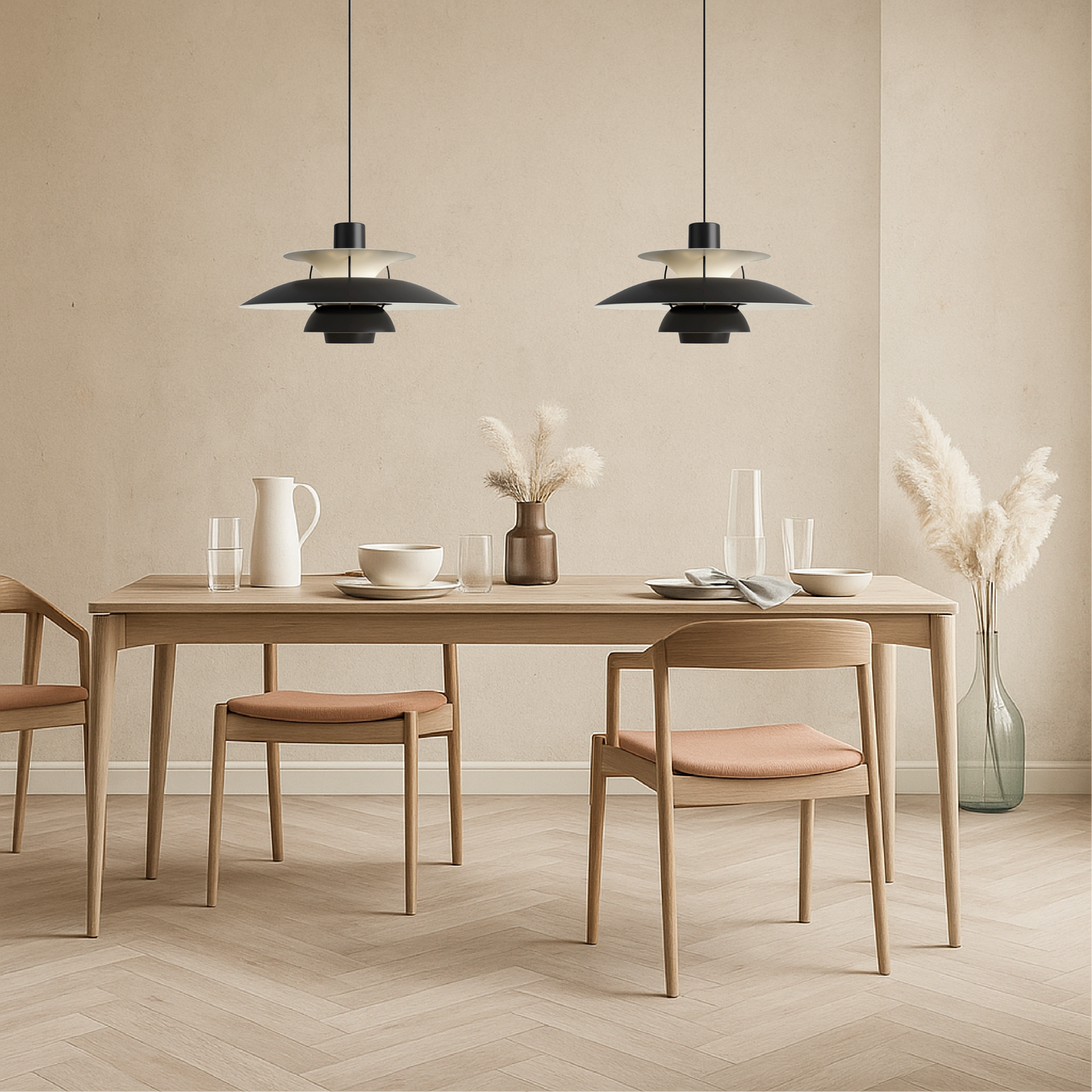 Danish Pendant Lamp | Modern Layered Design for Kitchen Island Lighting 2