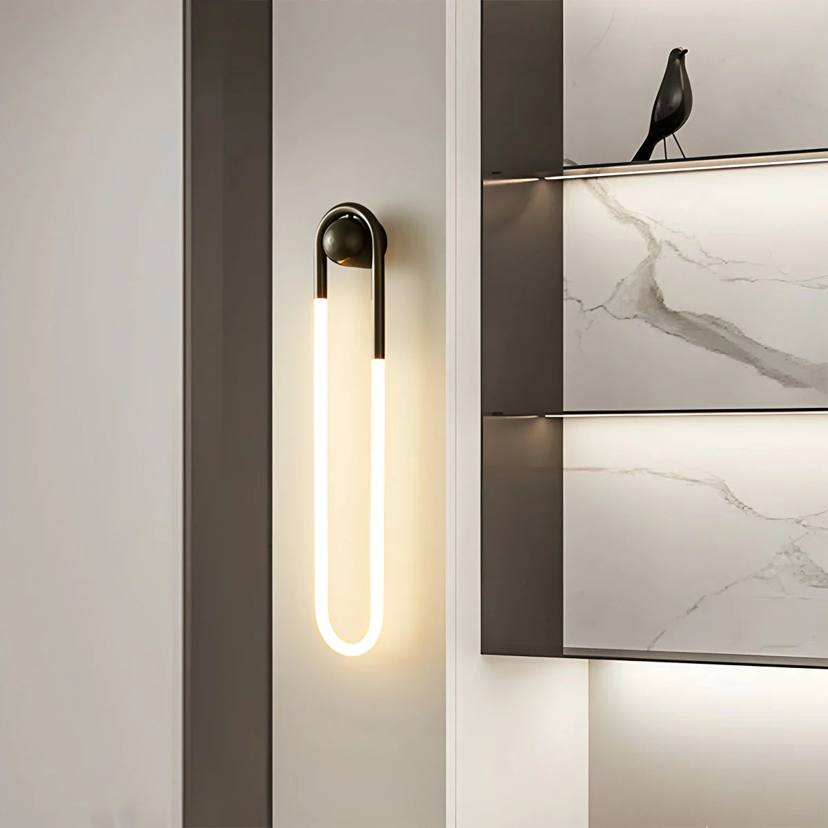 Dimmable Wall Sconce Lighting | Elegant Brass Finish with Remote Control 8