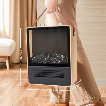 Electric Fireplace Insert | Realistic 3D Flame Effect with 4 Heating Modes 1