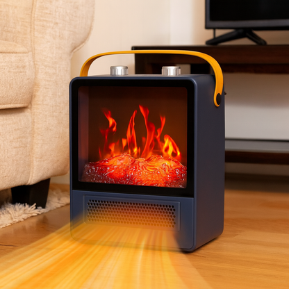 Electric Fireplace Insert | Realistic 3D Flame Effect with 4 Heating Modes 3