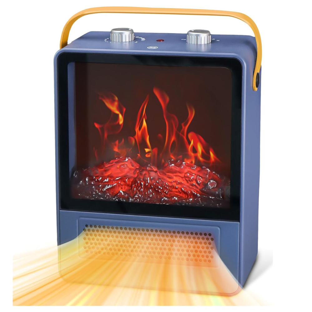 Electric Fireplace Insert | Realistic 3D Flame Effect with 4 Heating Modes 4