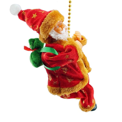 Electric Santa Climbing Ladder Toy | Interactive Holiday Fun for Kids 0