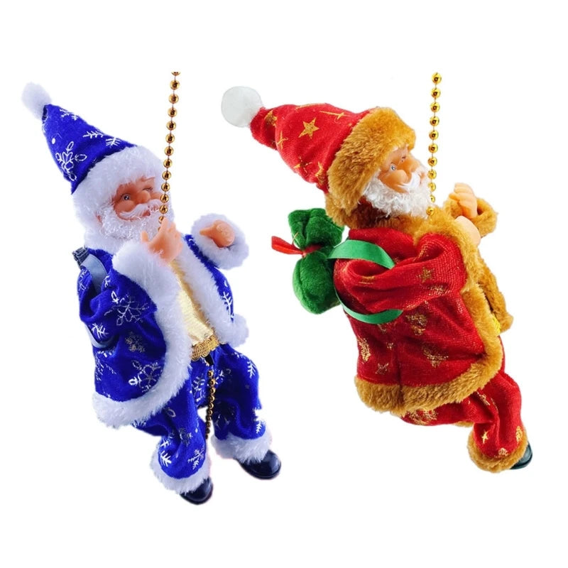Electric Santa Climbing Ladder Toy | Interactive Holiday Fun for Kids 1