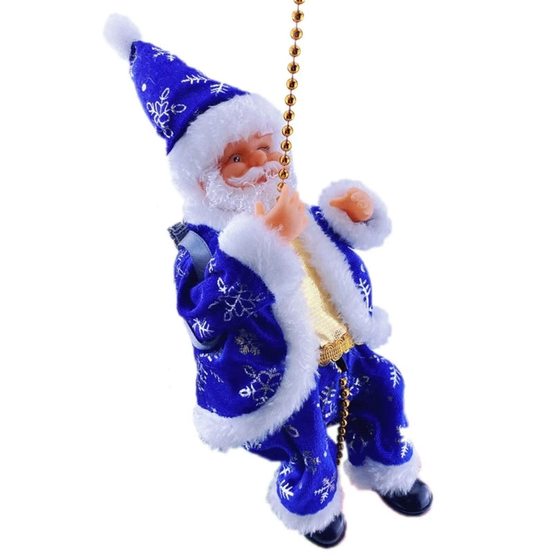 Electric Santa Climbing Ladder Toy | Interactive Holiday Fun for Kids 6