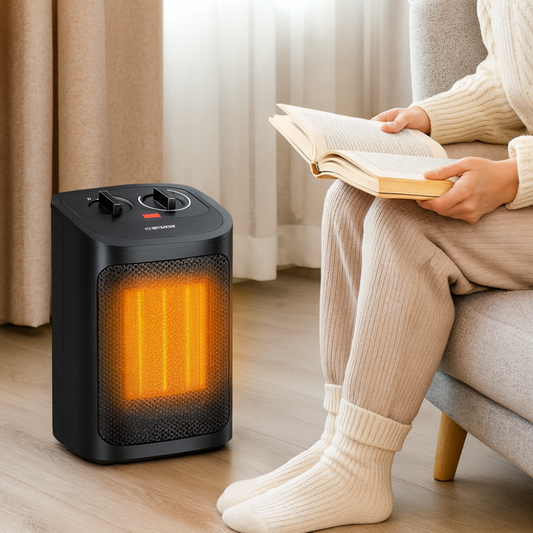 Electric Space Heater | Energy Efficient Portable Ceramic Design for Quick Warmth 0