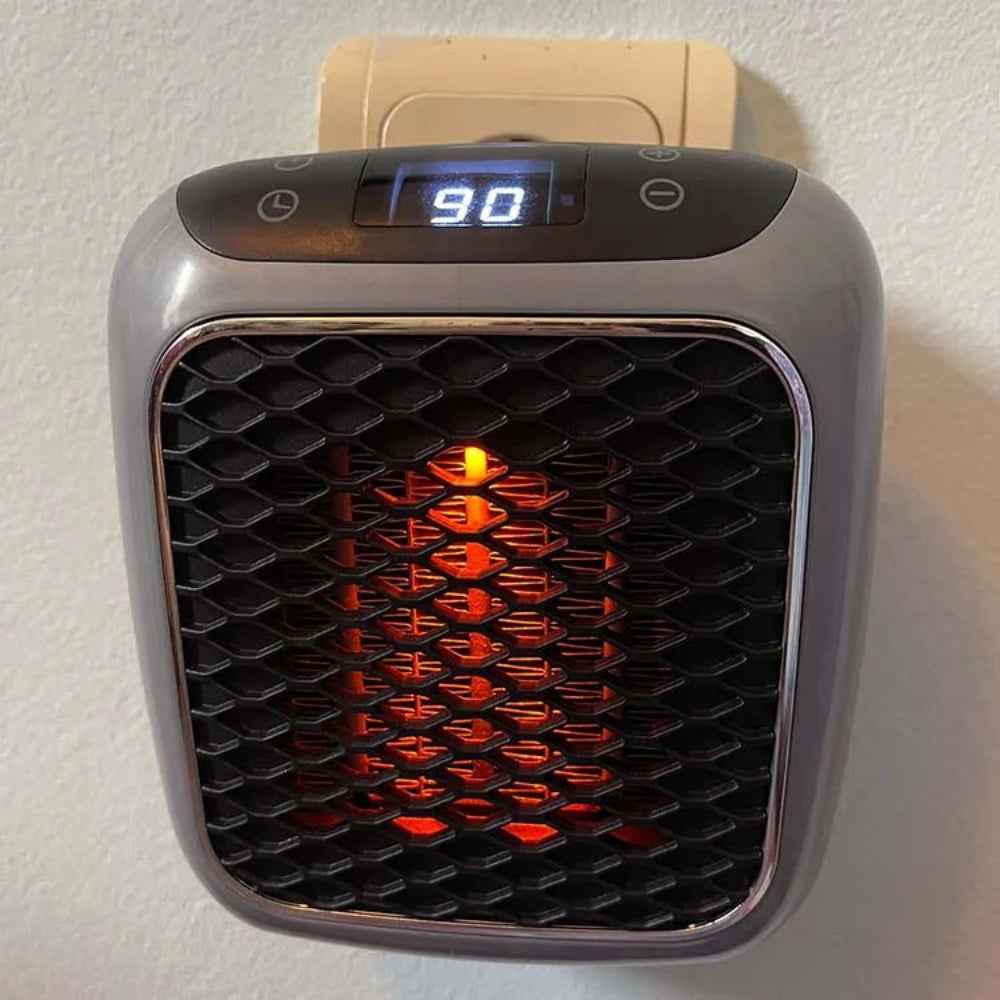 Electric Space Heater | Fast Heating, Digital Thermostat, Portable, Energy Efficient 2