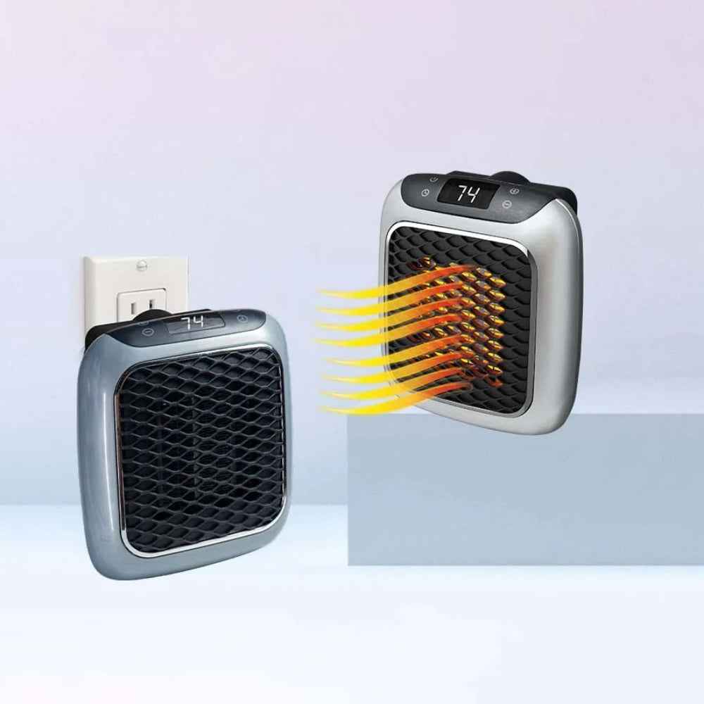 Electric Space Heater | Fast Heating, Digital Thermostat, Portable, Energy Efficient 4
