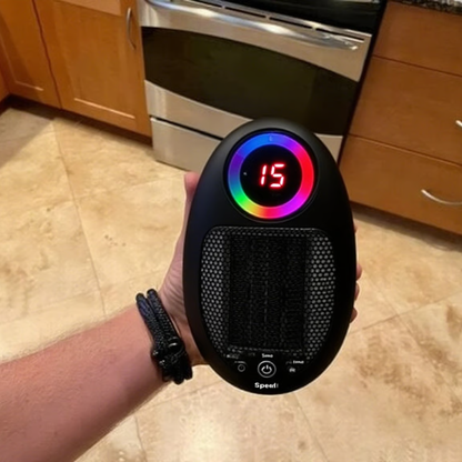 Electric Space Heater | Portable Energy Efficient Ceramic Heating with Adjustable Thermostat 2
