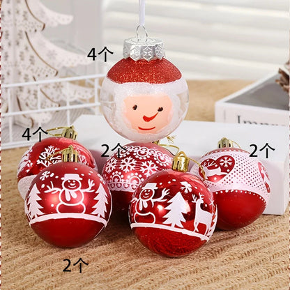 Elegant Christmas Tree Ornaments | Set of 16 Decorative Baubles 1
