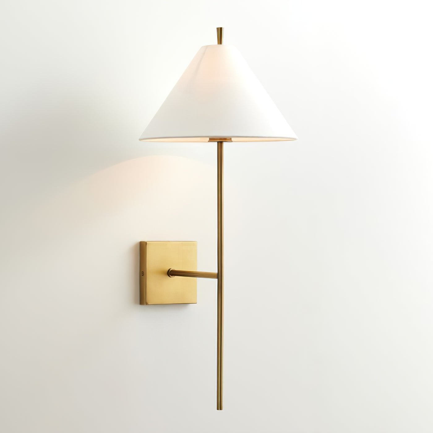 Elegant Modern Wall Sconce | Adjustable Fabric Shade for Cozy Lighting 0