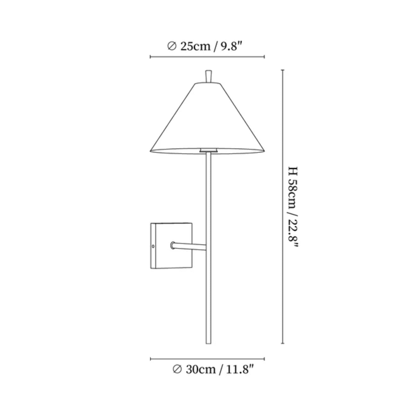 Elegant Modern Wall Sconce | Adjustable Fabric Shade for Cozy Lighting 3