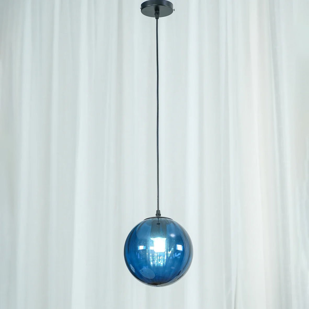 Elegant Pendant Light | Mouth-Blown Glass with Adjustable Height 6
