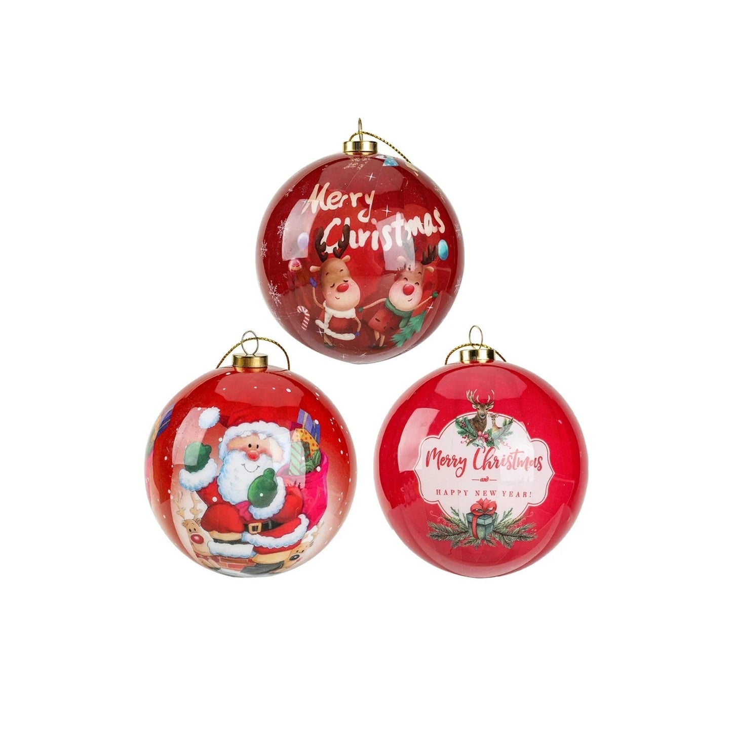 Exquisite Christmas Ornaments | Elegant Foam Baubles Set of 3 10