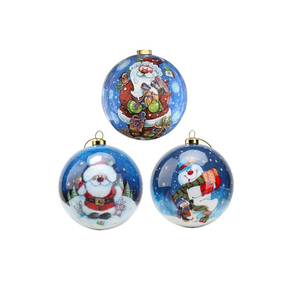 Exquisite Christmas Ornaments | Elegant Foam Baubles Set of 3 11