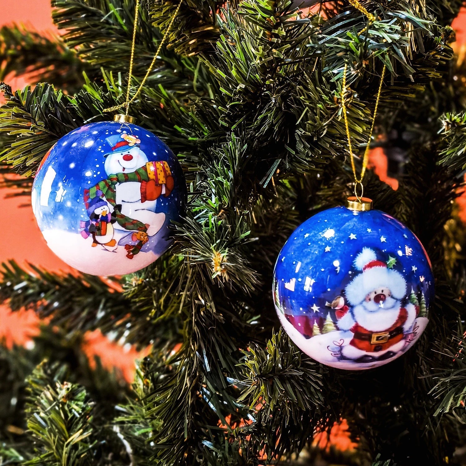 Exquisite Christmas Ornaments | Elegant Foam Baubles Set of 3 5