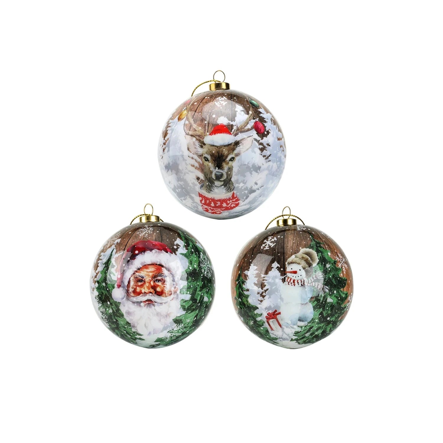 Exquisite Christmas Ornaments | Elegant Foam Baubles Set of 3 7