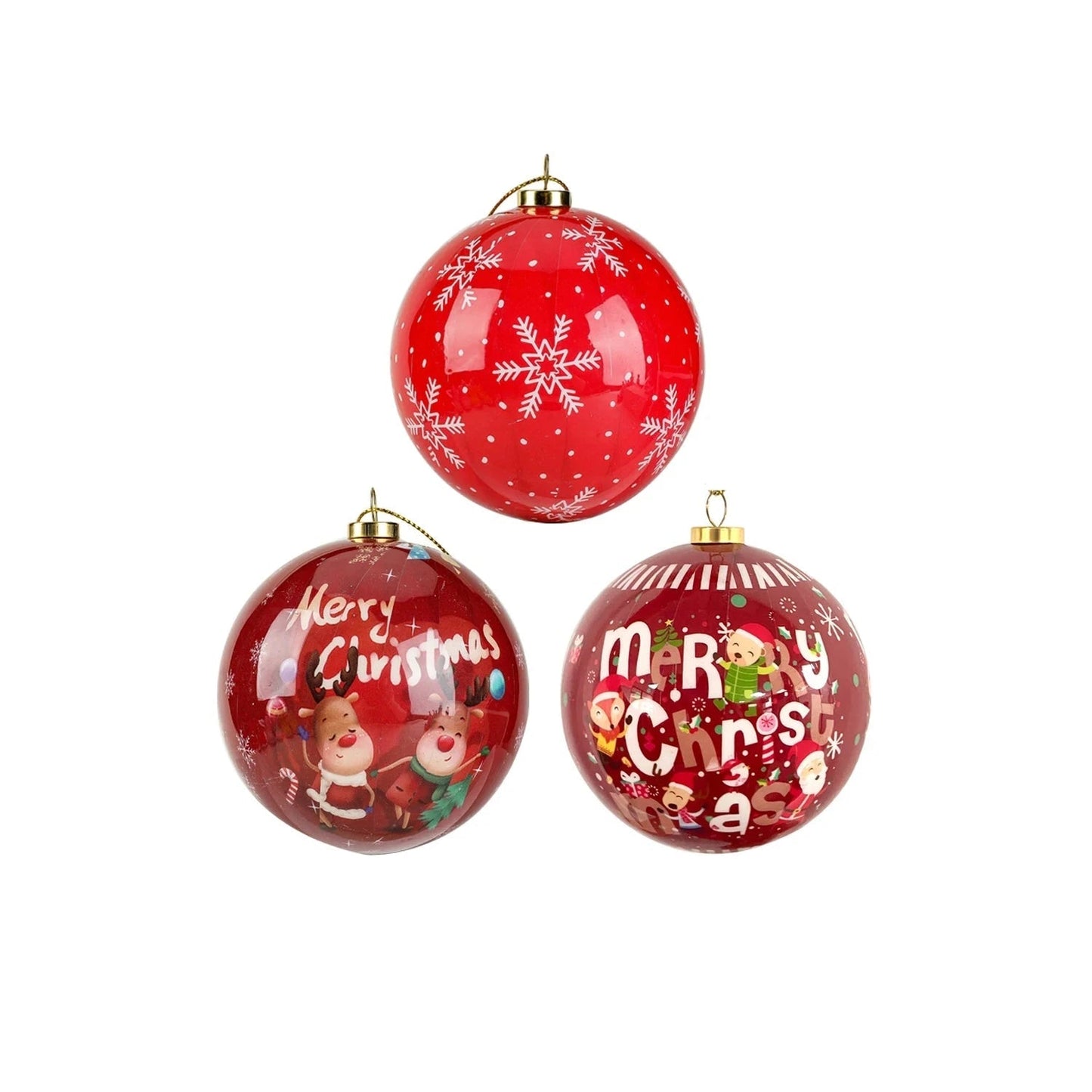 Exquisite Christmas Ornaments | Elegant Foam Baubles Set of 3 8