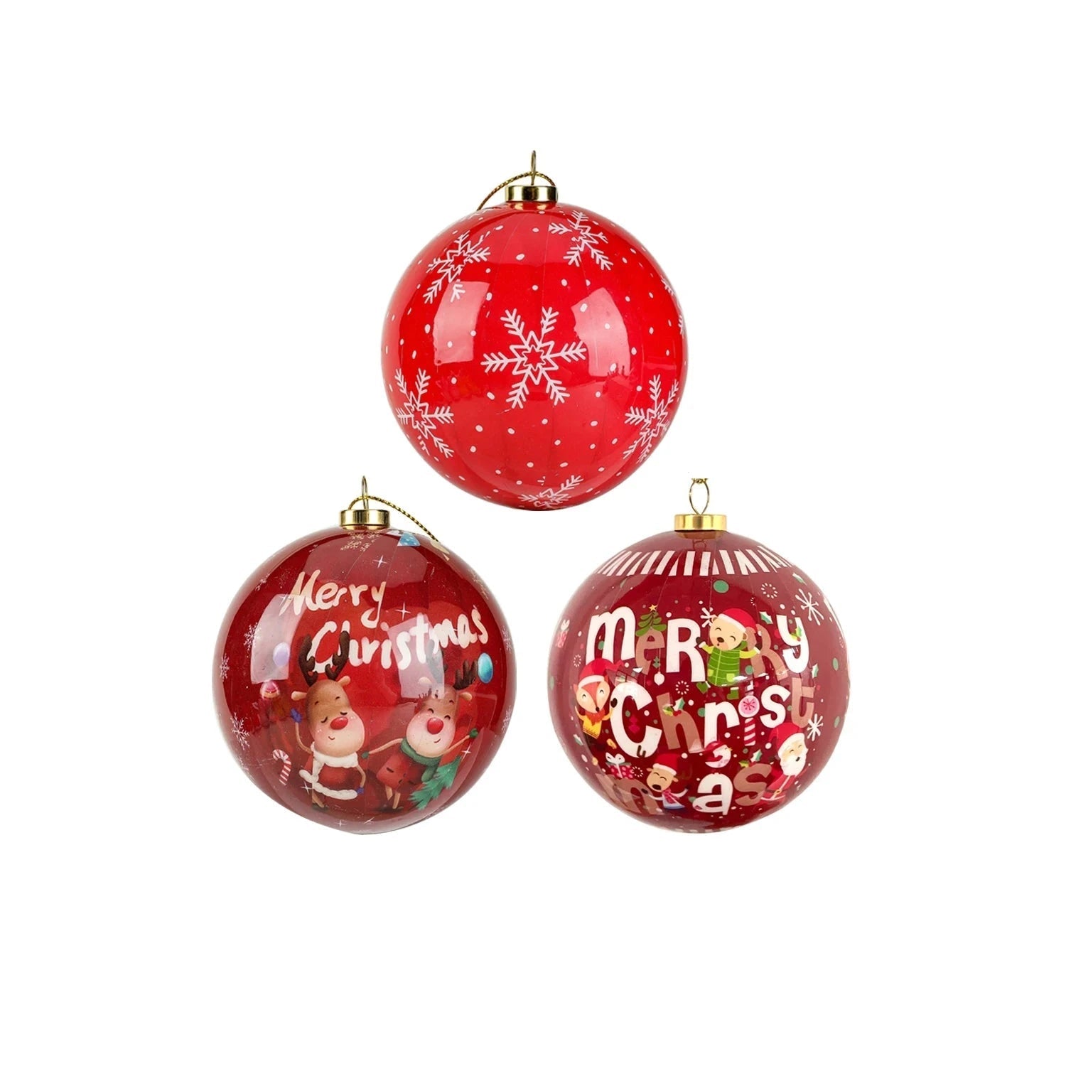 Exquisite Christmas Ornaments | Elegant Foam Baubles Set of 3 8
