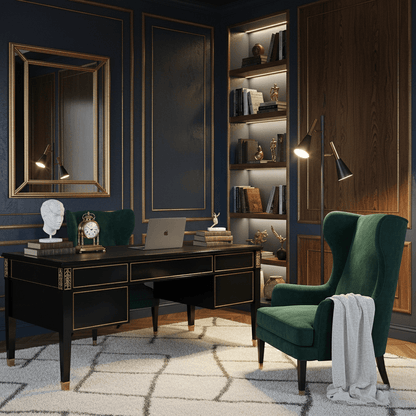Floor Lamp | Elegant Metal and Marble Design with Swivel Feature 8