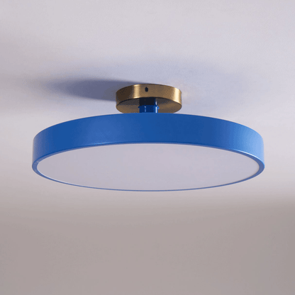 Flush Mount Ceiling Light | Elegant Black and Gold Design with Soft LED Illumination 13