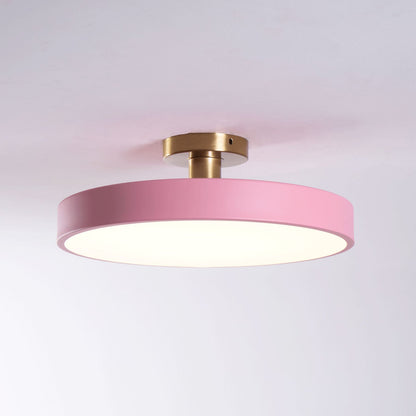 Flush Mount Ceiling Light | Elegant Black and Gold Design with Soft LED Illumination 14