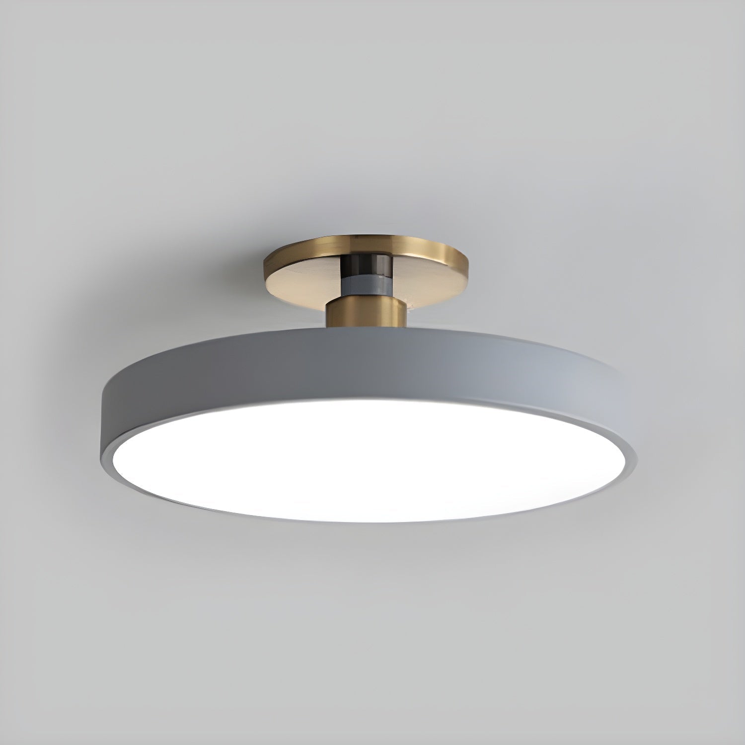 Flush Mount Ceiling Light | Elegant Black and Gold Design with Soft LED Illumination 10